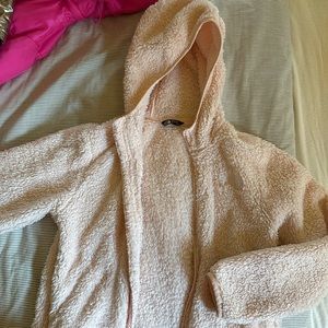 The North Face girls size Large pink fleece inner layer